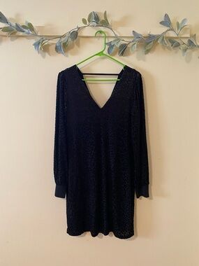 WHBM Open Back Leopard Dress